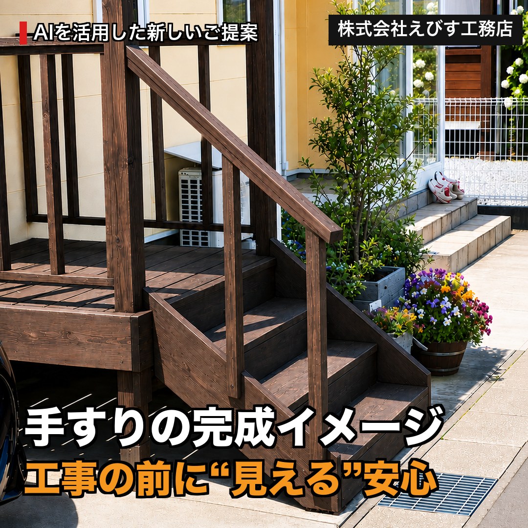 AIを活用した手すり設置のご提案 ～工事の前に“見える”安心～