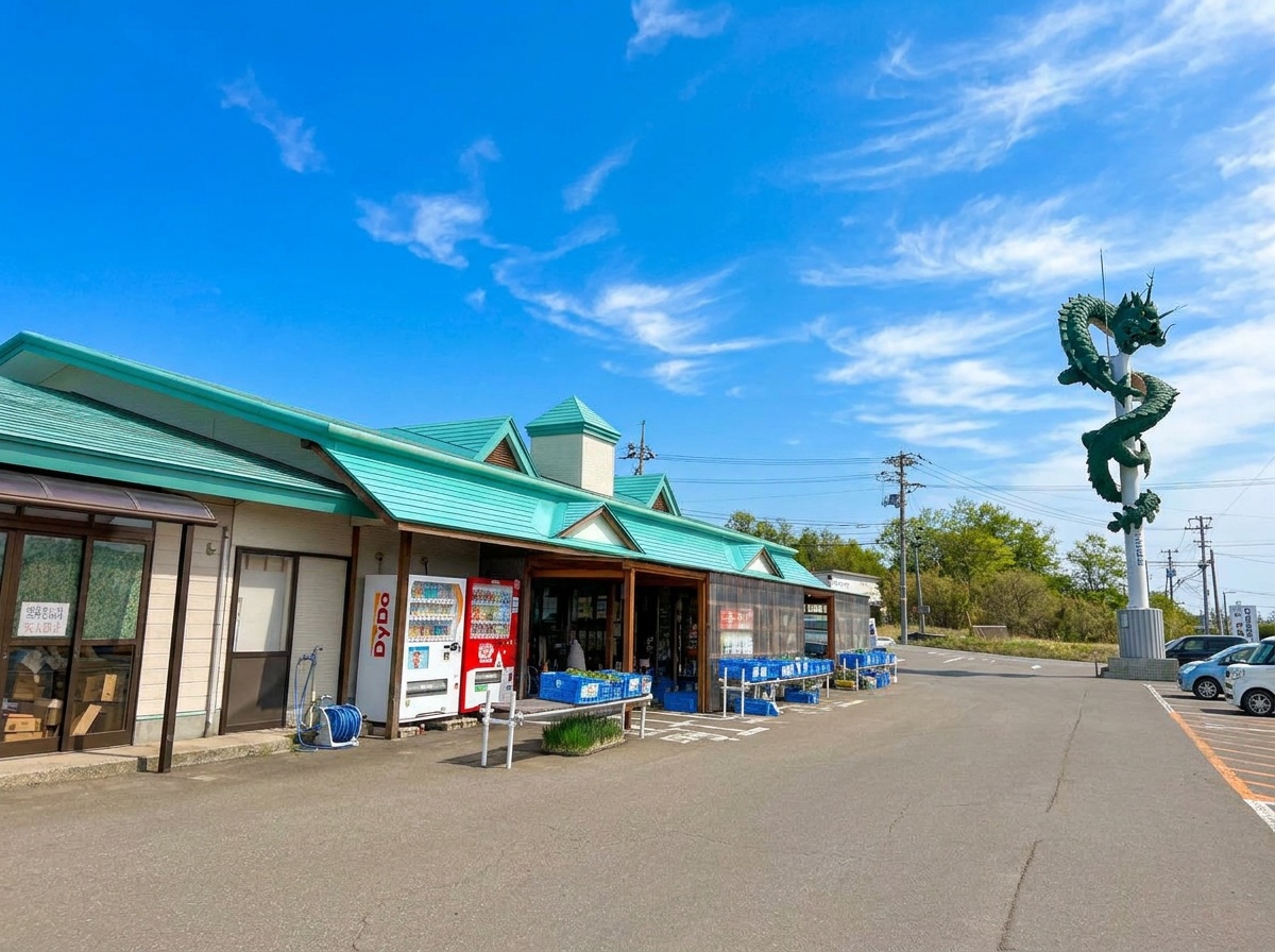 夏バージョンに切替えた直売所
